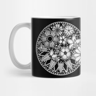 Retro Flower Mandala Mug